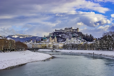 Gezicht op Salzburg