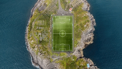Henningsvaer Football pitch