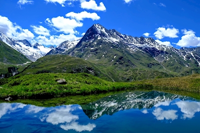 Panorama montañoso en el Ötztal