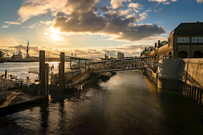 Hamburgo Landungsbrücken