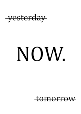 Plakat "Yesterday Now Tomorrow"
