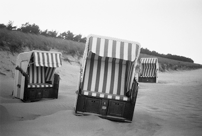 Paseo en silla de playa por Rügen