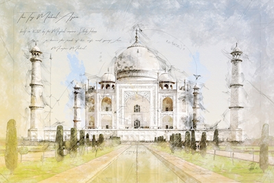 Das Taj Mahal, Ágra
