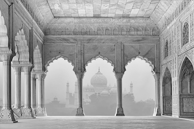 Výhled na Tádž Mahal