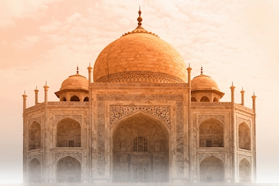 Glowing Taj Mahal