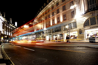 Notte su Regent Street