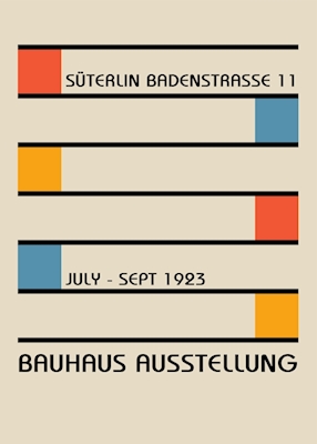 Exposition Bauhaus 1923 Estampe