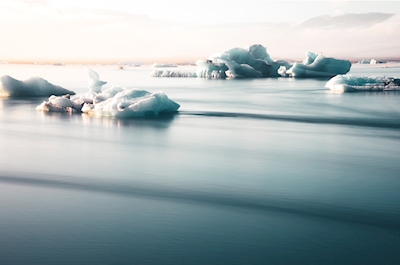 Laguna glaciale in Islanda