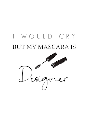 Mascara Designer Poster