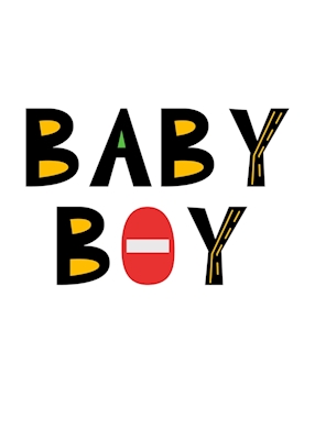 Plakat Baby Boy