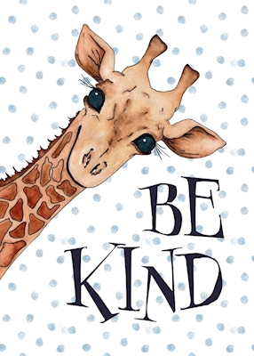 Sei freundlich Giraff