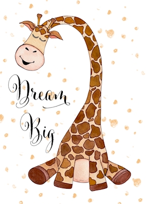 Dream Big Giraffe