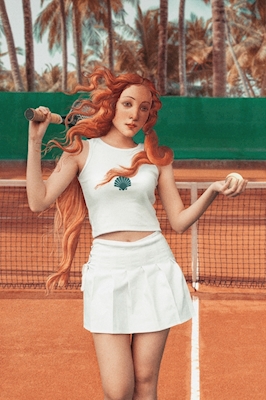 Venus spielt Tennis