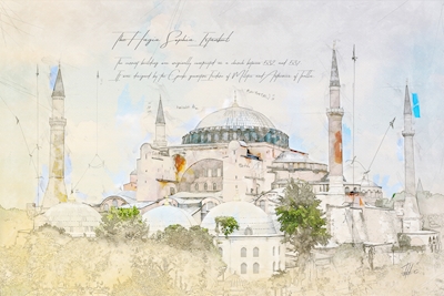 Die Hagia Sophia, Estambul