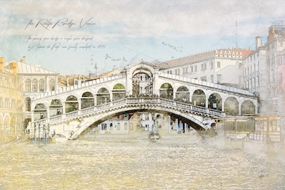 Le pont du Rialto, Venise