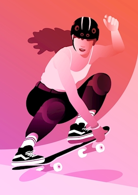 Illustrazione Skaterin Trucchi
