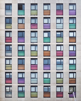 Colorful candy facade
