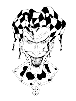 Joker LineArt