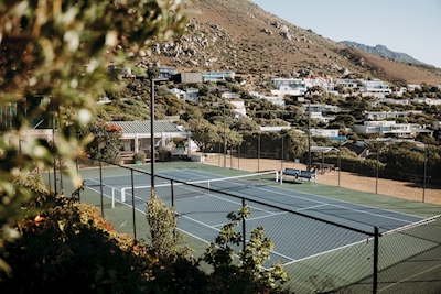 Tenniskenttä Etelä-Afrikassa