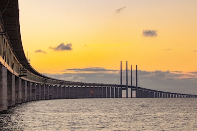 Solnedgang over Øresund