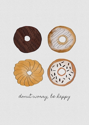 Donut bekymring, vær glad