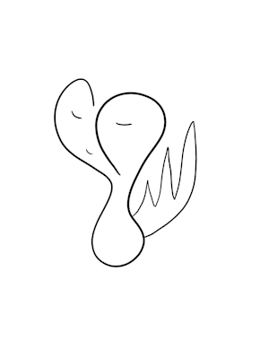 Heart swan