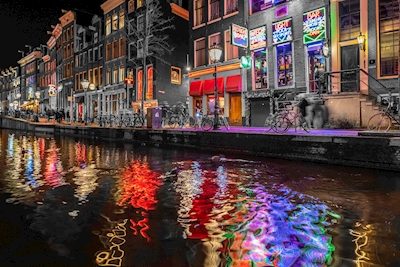 Amsterdam "Čtvrť červených luceren"