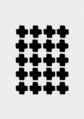 Schwarz-Weiß-Abstract III