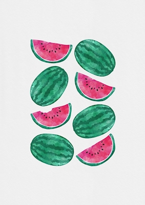 Watermeloen Menigte