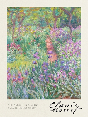 Le Jardin à Giverny - Monet