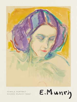 Kvinnoporträtt - Edvard Munch