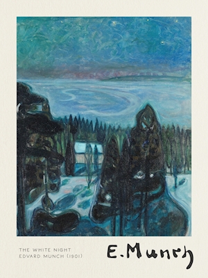 Bílá noc - Edvard Munch