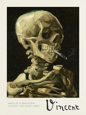 Hoved af et skelet - Van Gogh