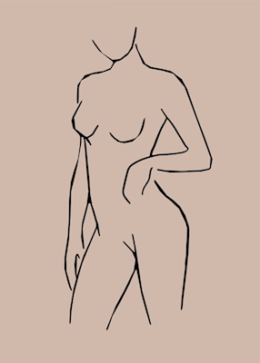 Line Art Nude 