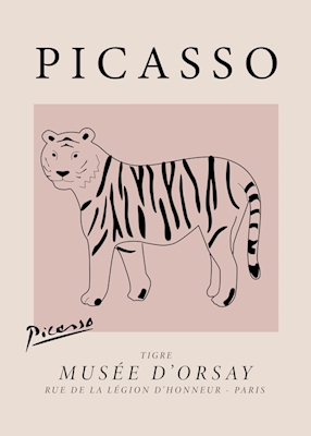 Póster del Tigre de Picasso