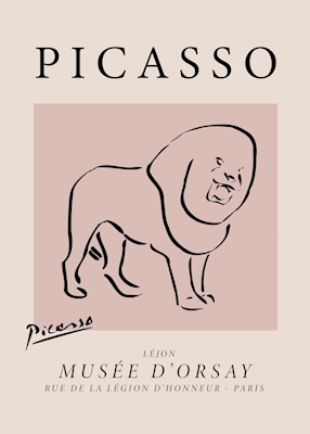 Picasso Lion Poster