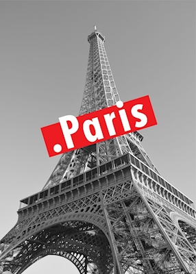 Paris Eiffeltornet plakat