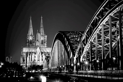 Katedra i most Hohenzollernów
