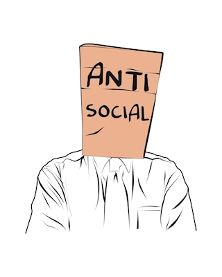 Cartaz Anti Social