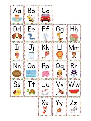 The alphabet Poster