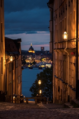 Pôr-do-sol em Estocolmo