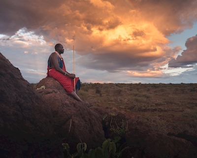 En Masaikrig - Kenia