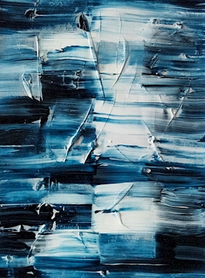Abstract blauw