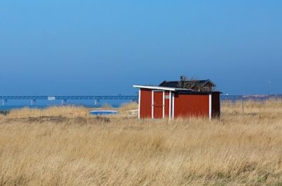 Old huts of fishermen