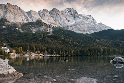 Eibsee in the evening