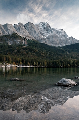 Zugspitze au lac Eibsee