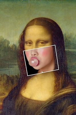 Gummiartige Mona Lisa
