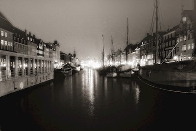 Nacht in Nyhavn