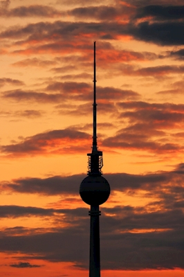 Tv Tower Silhouette