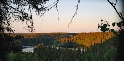 Lago en Finlandia